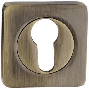 Накладка на цилиндр к ручкам РЕНЦ квадратная розетка 02