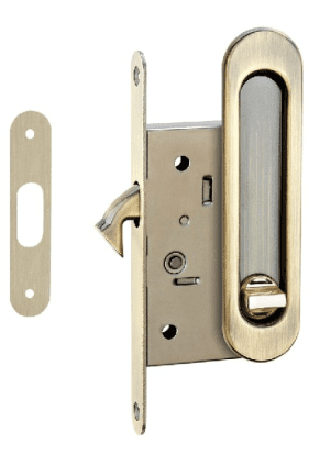 Комплекты ручек для раздвижных дверей с замком