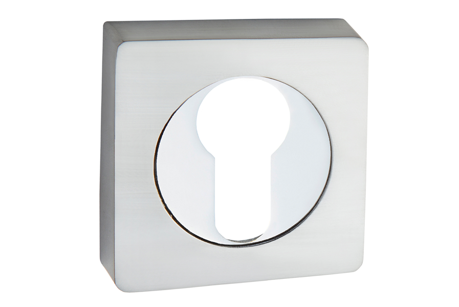 Накладка на цилиндр к ручкам PUERTO квадратная розетка 02