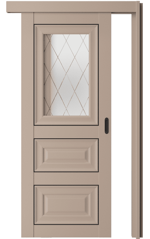 Межкомнатная дверь HARMONY 6F с Раздвижной Системой SHIFT