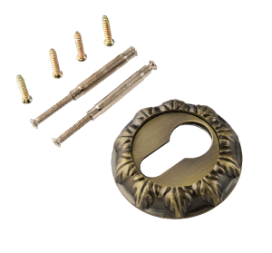 Накладка на цилиндр РЕНЦ декоративная,10 розетка