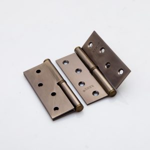 Петля ст. РЕНЦ 100*75*2,5, левая, плоск. колп