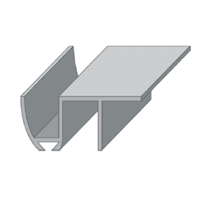 Направляющая НИЖНЯЯ для раздвижных дверей