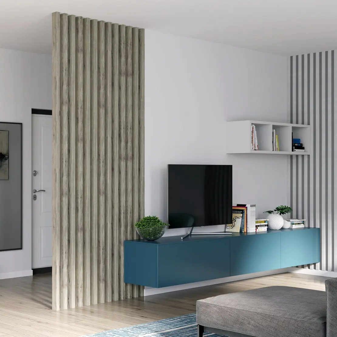 Декоративные Рейки Для Перегородок