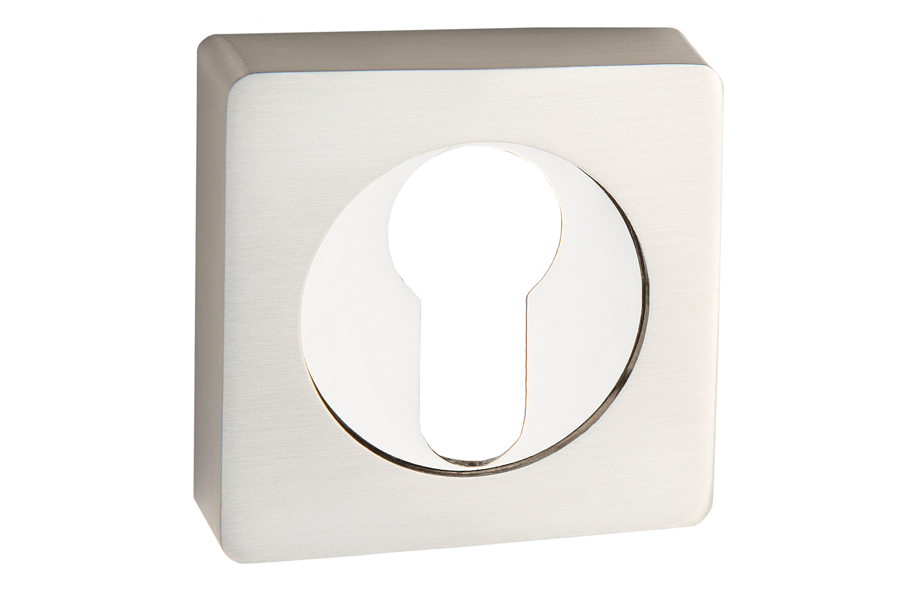 Накладка на цилиндр к ручкам PUERTO квадратная розетка 02