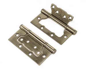 Петля стальная, плоский колпачок (без врезки)