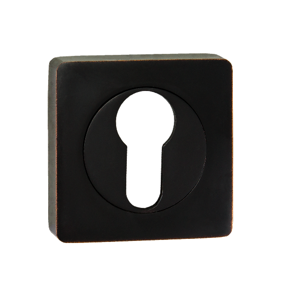 Накладка на цилиндр к ручкам PUERTO квадратная розетка 02