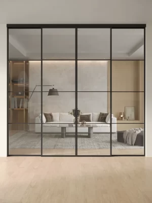 Раздвижная алюминиевая перегородка Slim 7