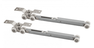 Комплект роликов для раздвижных дверей с двумя доводчиками, INDR 05 double soft