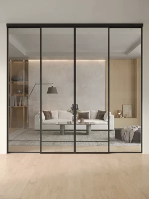 Раздвижная алюминиевая перегородка Slim 8