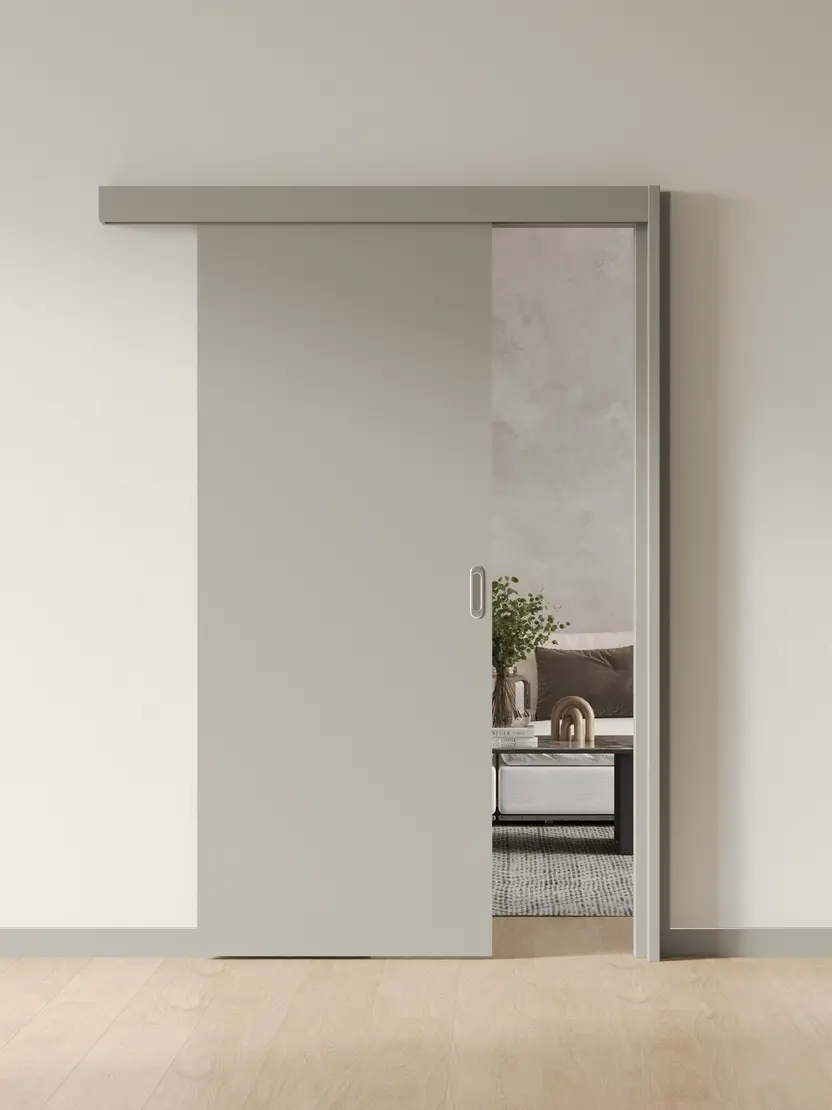 Межкомнатная дверь ГЛАДКАЯ с Раздвижной Системой SHIFT