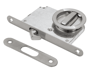 Ручки для раздвижных дверей с замком Ренц INSDH-BK 603