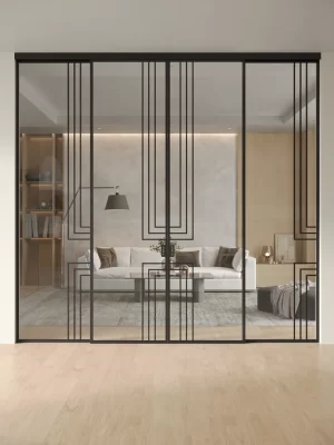 Раздвижная алюминиевая перегородка Slim 14