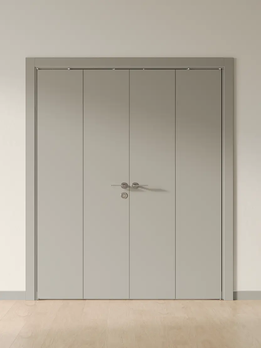 Межкомнатная дверь ГЛАДКАЯ со Складной Системой COMPACK