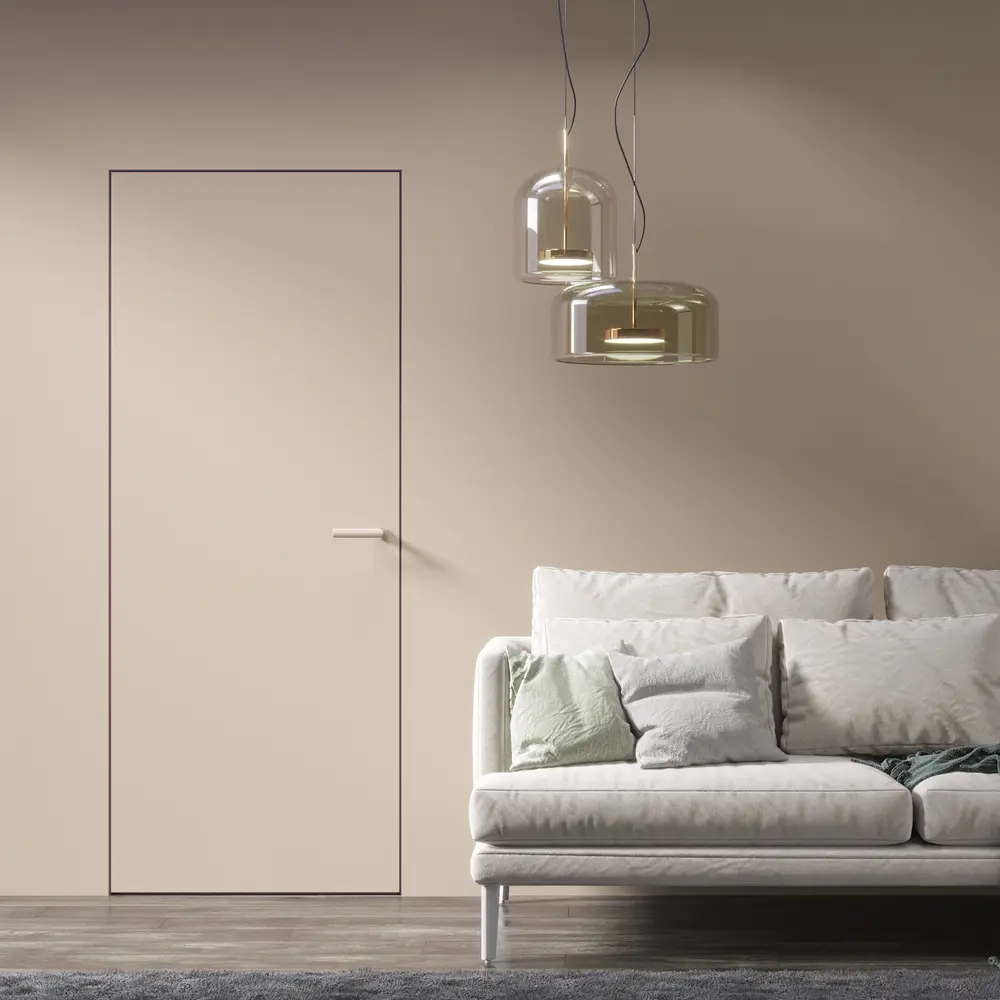 Скрытая дверь Гладкая под отделку